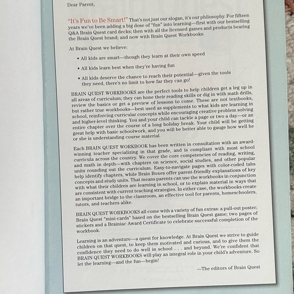 New 2008 Brain Quest Workbook for Grade 2 - Picture 6 of 16